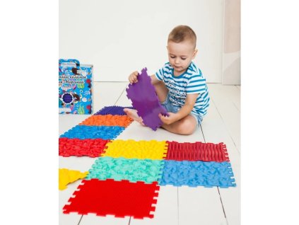 Masážna ortopedická podložka Puzzle "Mix" 20 , 24, 25