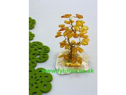 Stromček šťastia JANTÁR S