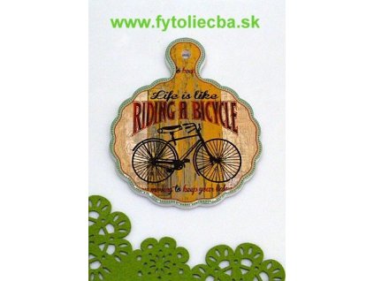 Podtácka Riding a bicycle 15 x 19 cm