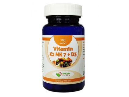 Vitamín K2 MK-7 + D3 tablety 100ks