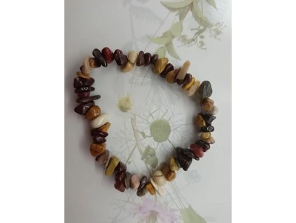 Náramok Jaspis mokait sekaný