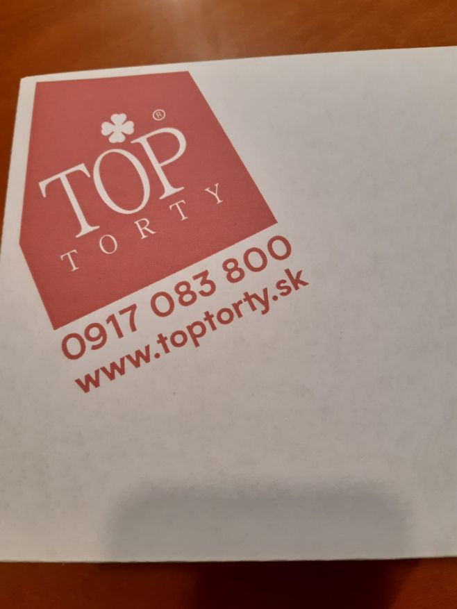 Dakujem Top Torty Michalovce a jej milej majitelke, prekvapilo a potesilo ❤