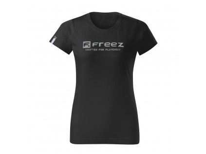 Freez t-shirt Crafted black in lady cut