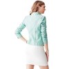 Bunda Guess Madeline Faux-Leather Jacket zelená