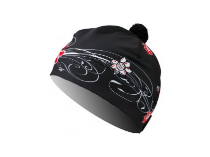 cap flower black