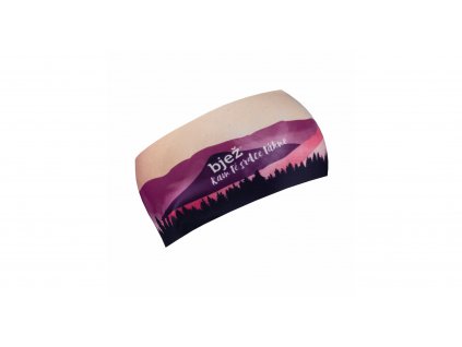 Čelenka BJEŽ active HILLS PINK
