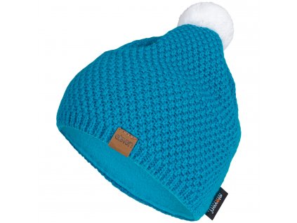 pletena cepice eleven evan white blue