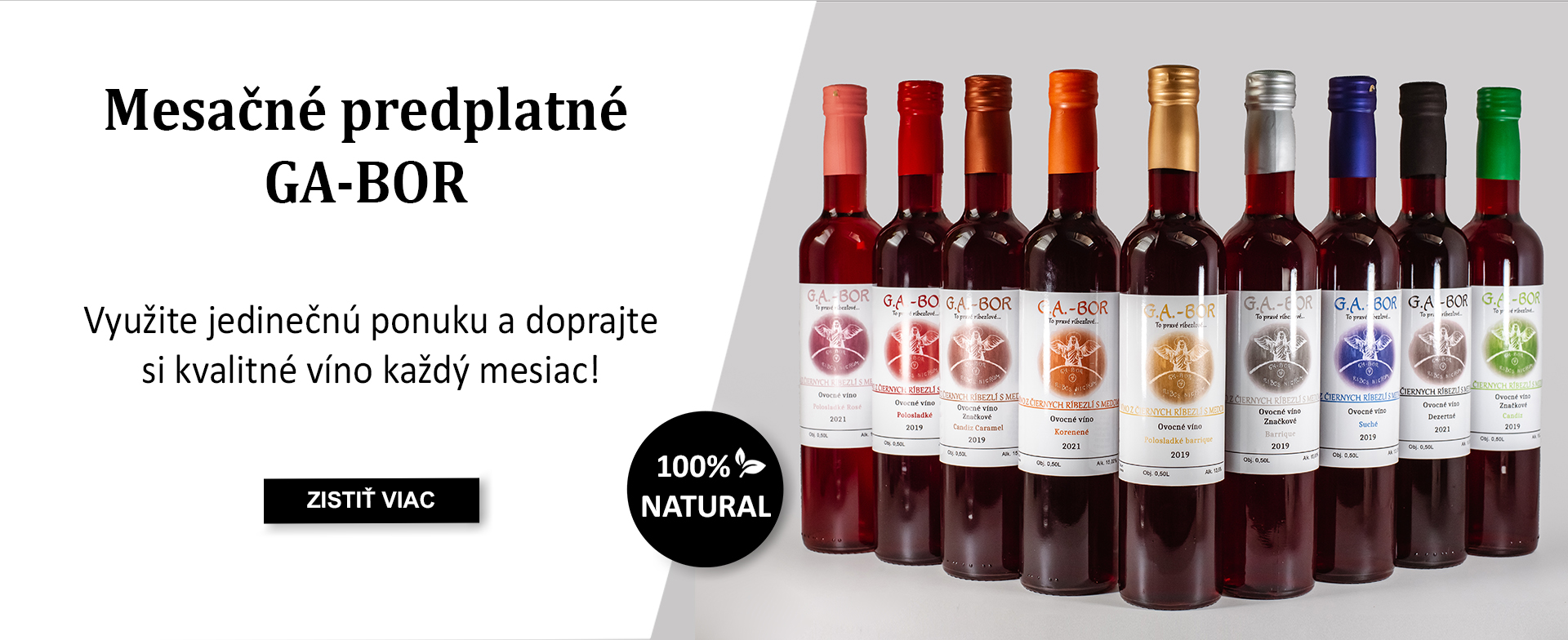Predplatné vín GA-BOR