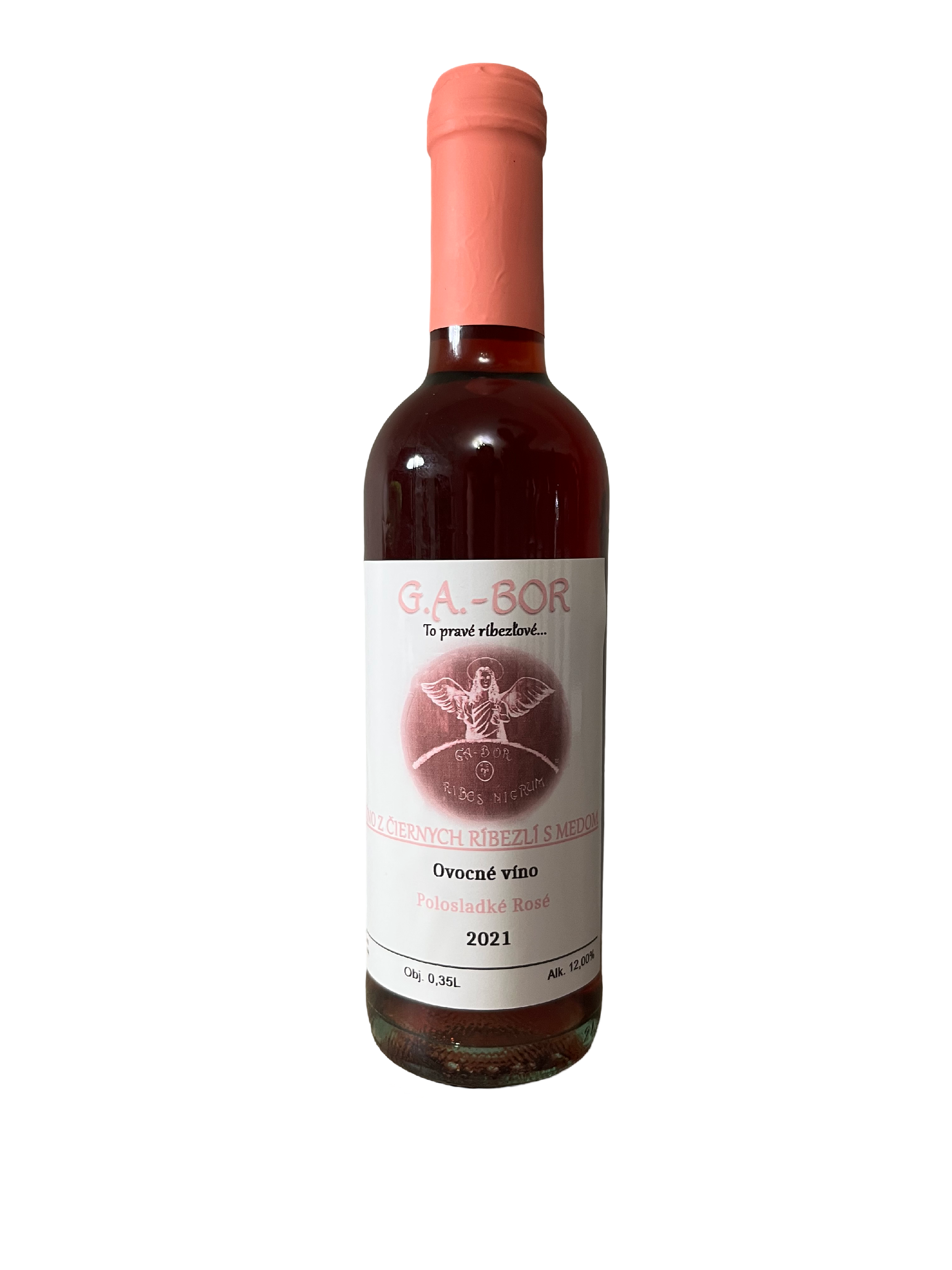 Víno z čiernych ríbezlí - Rosé Víno: Rosé - Suché