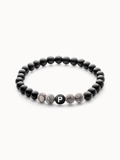 Personalizovaný náramek onyx a jaspis