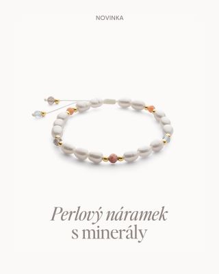 Ručně navlékaný náramek z perel a minerálů. Pro chvíle, kdy se chcete cítit výjimečně 🩶 Odkaz na náramek 👇🏻 •...