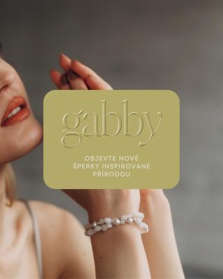Šperky inspirované přírodou ✨🌱 Objevte kolekci GABBY na www.gabbynaramky.cz