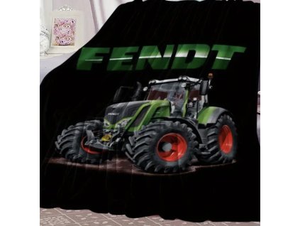 Měkká,  hebká deka – traktor Fendt