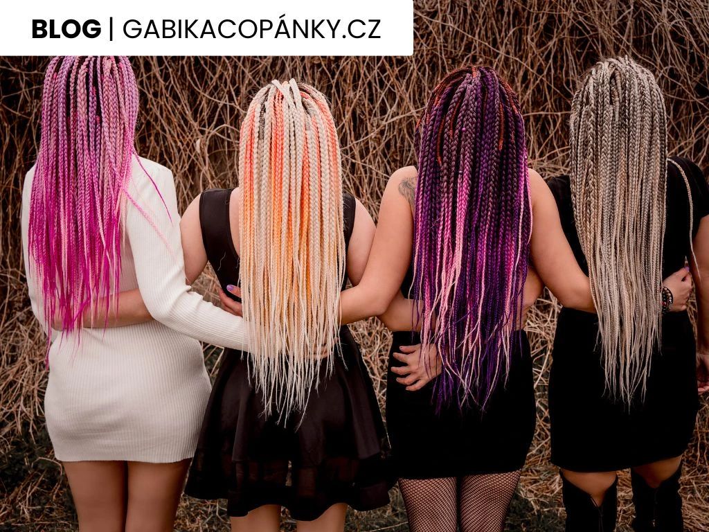 Afro copíky s kanekalonem