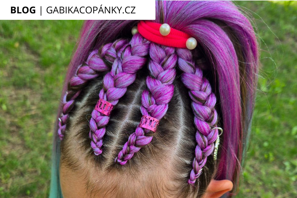 Ozdoby do copánků s kanekalonem