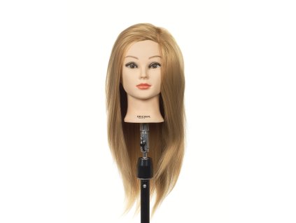 Cvičná hlava ANABELLE - 100% umělé vlasy