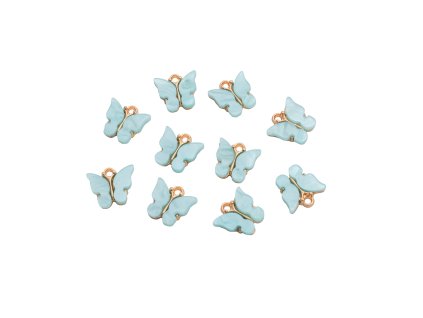 Motýlci 10ks modrá