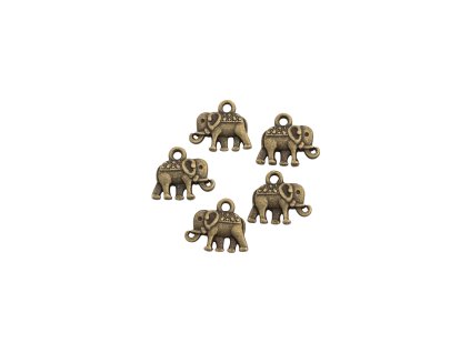 Slon 5ks bronzový