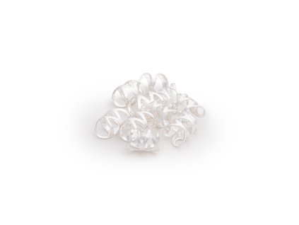 Spirála 10ks stříbrná