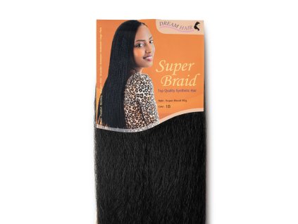 100% Jumbo Braid Kanekalon Super Braid - 1B