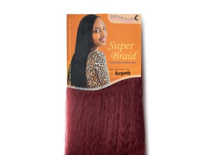 100% Jumbo Braid Kanekalon Super Braid - BURGUNDY