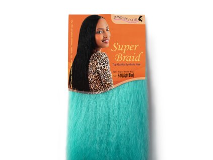 100% Jumbo Braid Kanekalon Super Braid - F14 LIGHT BLUE