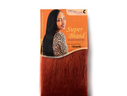 100% Jumbo Braid Kanekalon Super Braid - F20 TOMATON ROT
