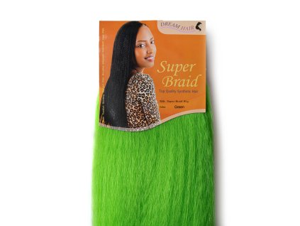 100% Jumbo Braid Kanekalon Super Braid - GREEN