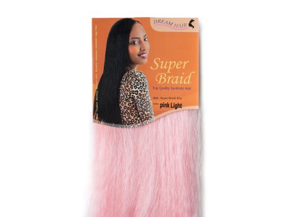 100% Jumbo Braid Kanekalon Super Braid - PINK LIGHT