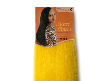 100% Jumbo Braid Kanekalon Super Braid - YELLOW