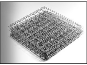 Gabionová síť 2 x 1 m, oko 5 x 10 cm vodorovně