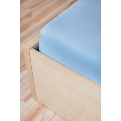 napinacia postelna plachta superstretch svetlomodra 511