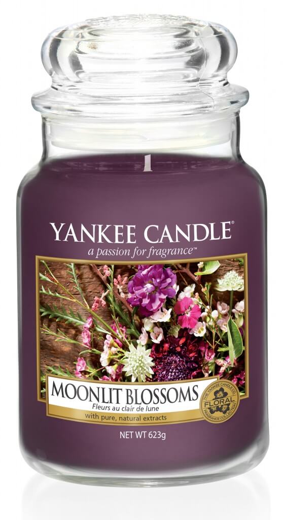 Vonná sviečka Yankee Candle - Moonlit blossom Veľkosť sviečky: Veľká