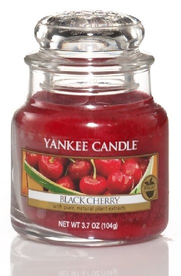 Vonná sviečka Yankee Candle - Black cherry Veľkosť sviečky: Malá