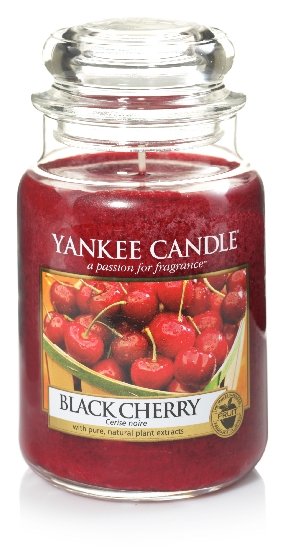 Vonná sviečka Yankee Candle - Black cherry Veľkosť sviečky: Veľká