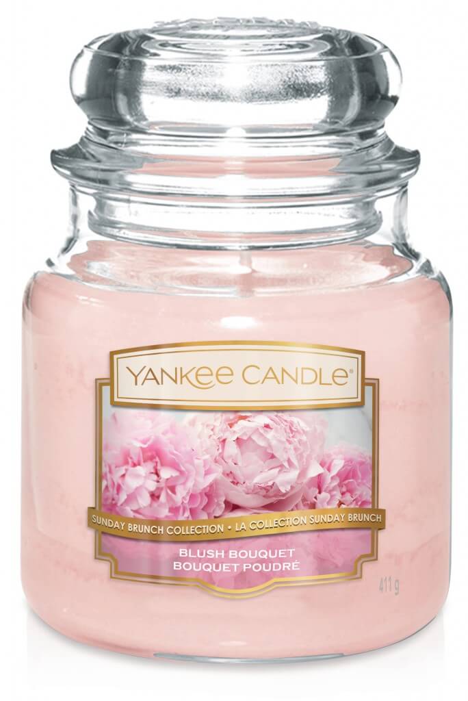 Vonná sviečka Yankee Candle - Blush bouquet Veľkosť sviečky: Stredná