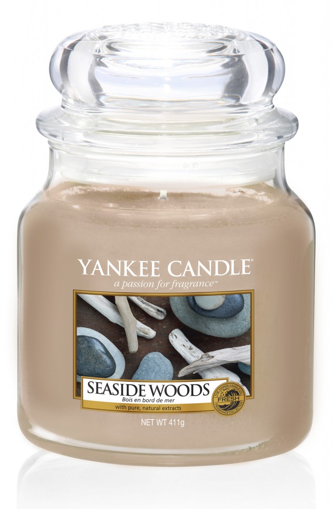 Vonná sviečka Yankee Candle - Seaside woods Veľkosť sviečky: Stredná