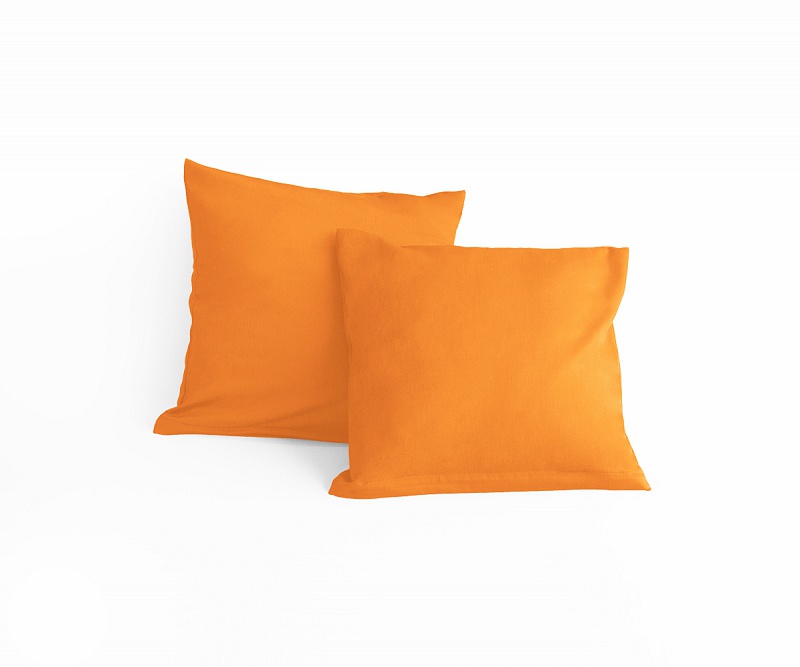 Matějovský Oranžovo-žltá obliečka na malý vankúšik - 40x40cm + zips