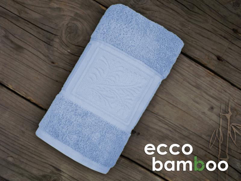 Greno Modrá osuška Ecco Bamboo - 70x140cm Rozmer: 70x140cm