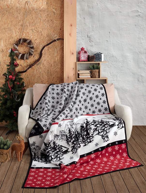 Vianočná bavlnená deka Carol  160x220cm, Matějovský