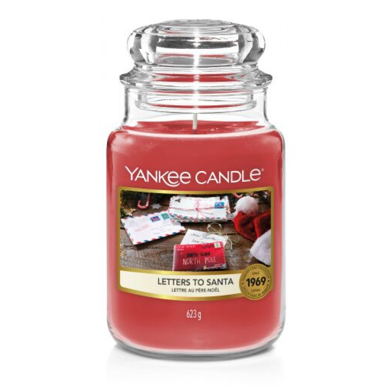 Vianočná vonná sviečka Yankee Candle - Letters to Santa Veľkosť: Veľká