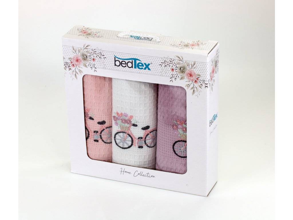 BedTex, Cz 3-dielna sada vaflových utierok Bicykel