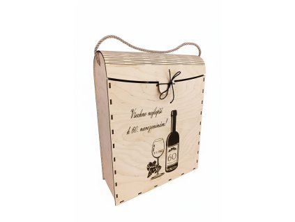 Dárková krabice na víno pro 3 lahve