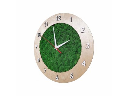 Mechové hodiny kulaté 32 cm