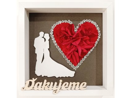 Obraz na svatbu děkujeme 02