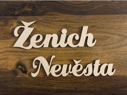 Svatební nápisy a cedulky