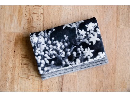 manšestrová peněženka | šedá