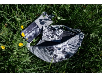 ledvinka+peněženka+penál | šedé mix