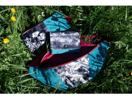 ledvinka+peněženka+penál | tyrkysové mix