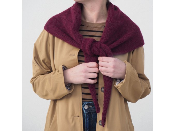 Poet, alpakový šátek